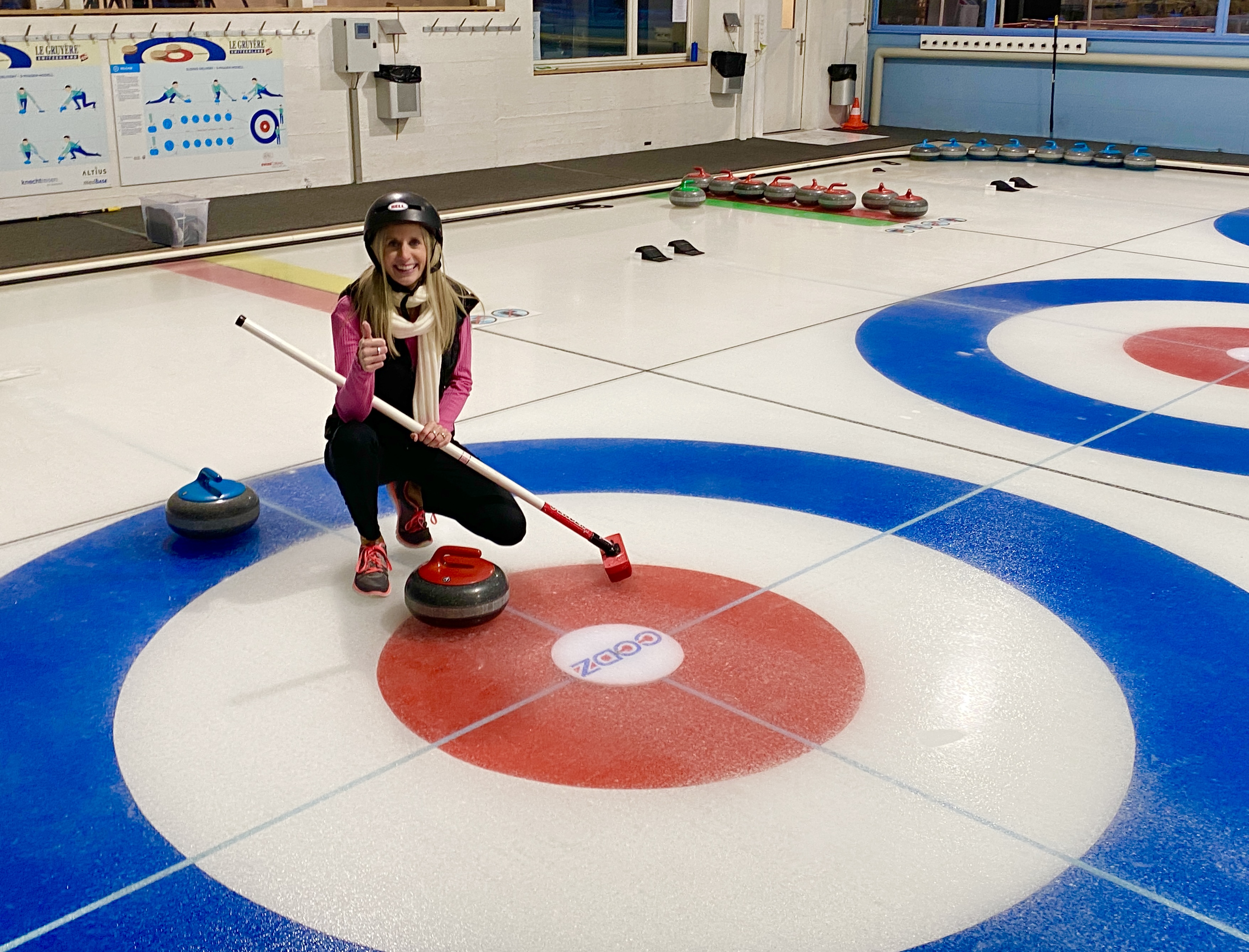Curlingspielerin