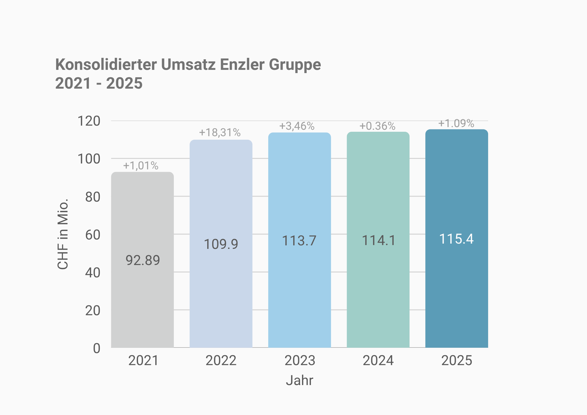 Konsolidierter Umsatz 2019 2024 (1)