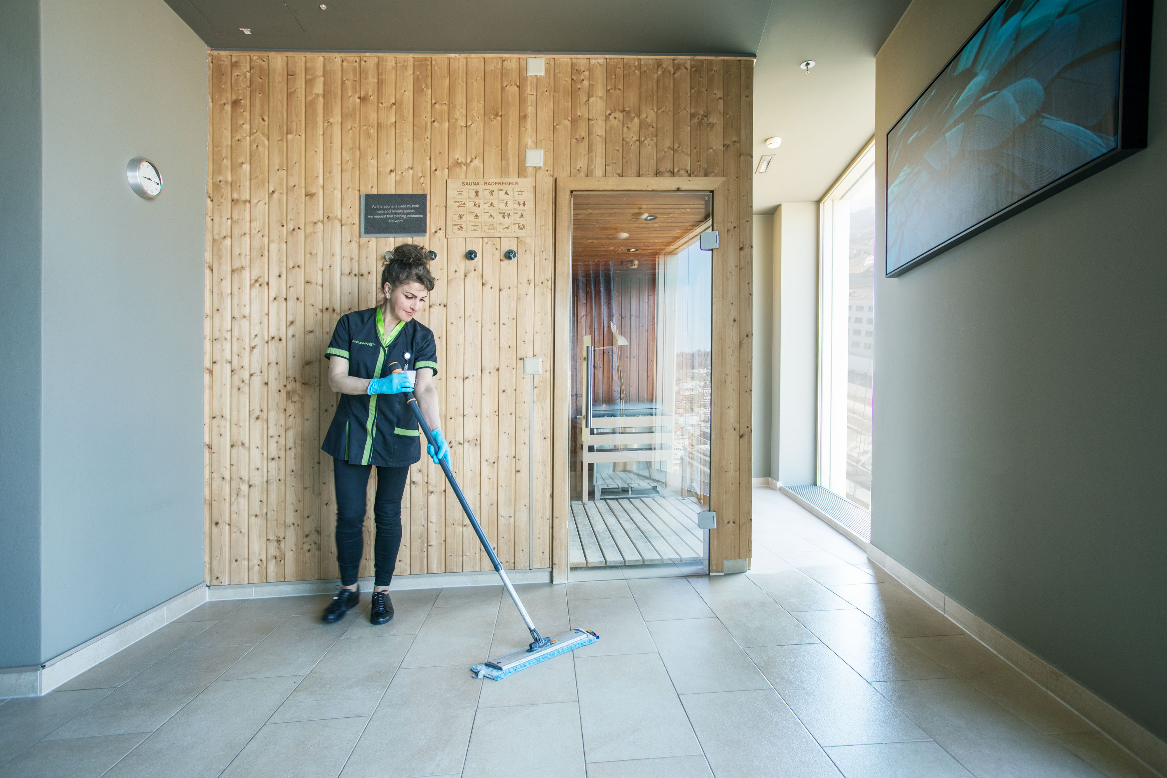 Reinigung Wellnessbereich