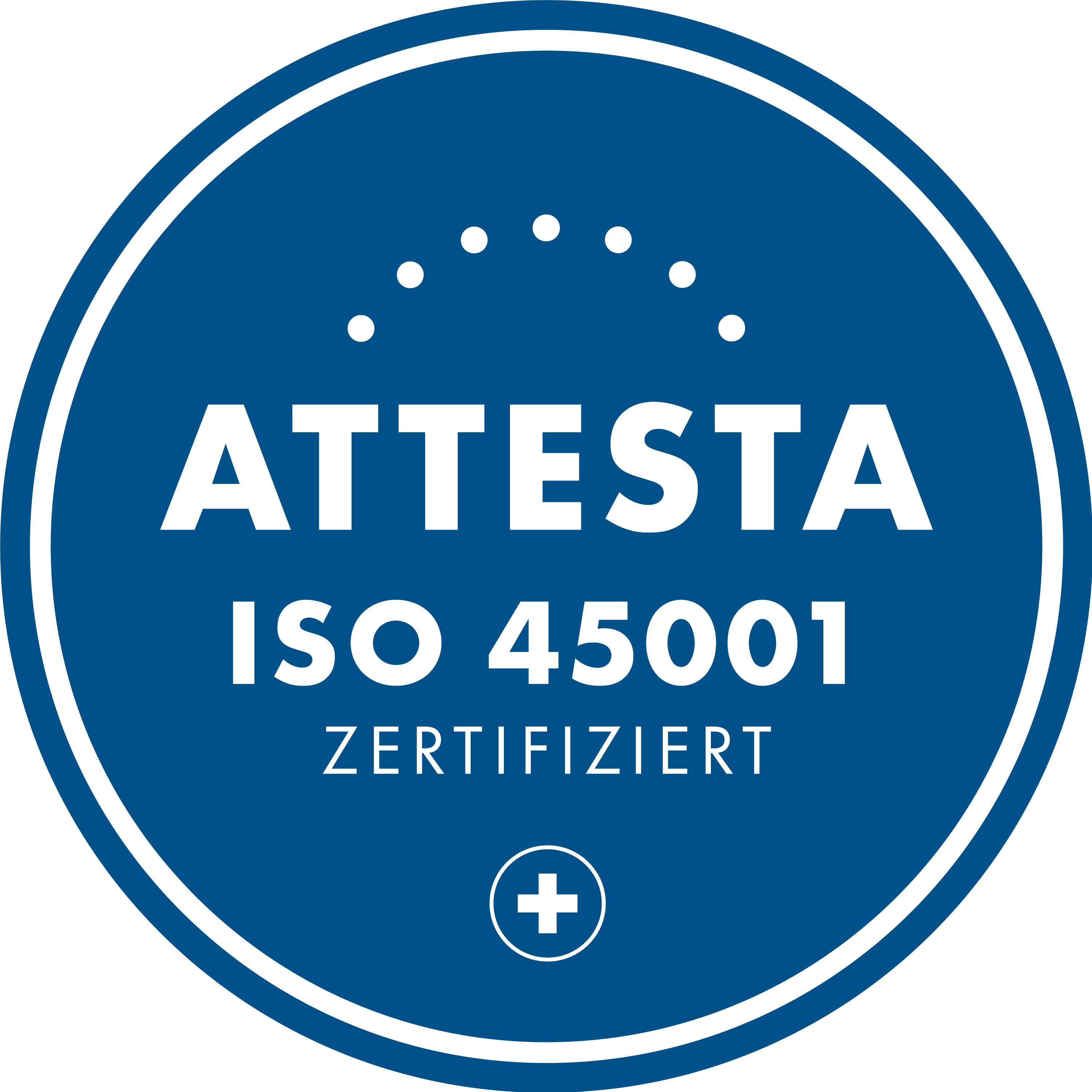 Attesta Iso Label 45001 Farbe